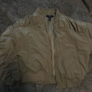 Forever 21 women’s  Khaki Bomber Jacket